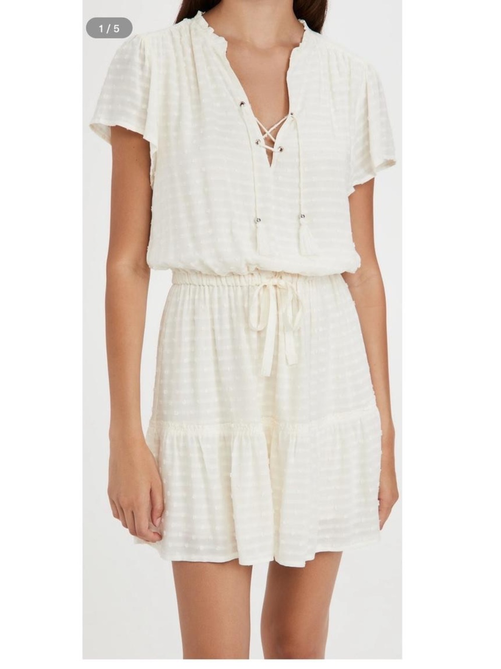 PAIGE Jannah Dress in Ivory
